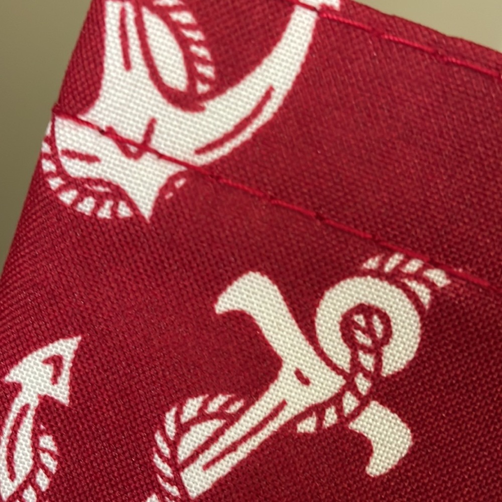 Anchors Aweigh!  Red and white Tote NWT *‎ Change purse included - Picture 3 of 7